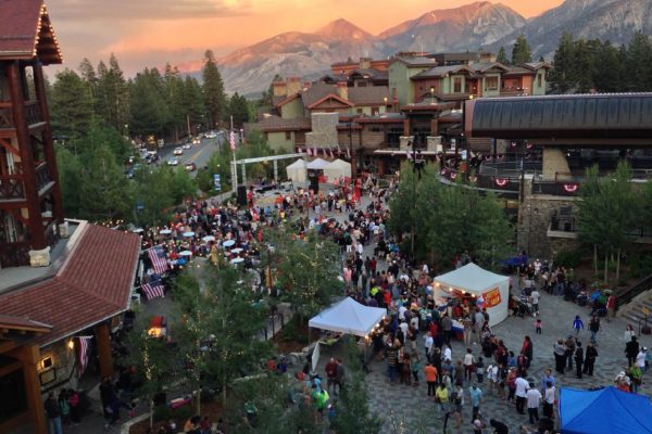 Mammoth Village and Gondola adjacent to The Treehouse